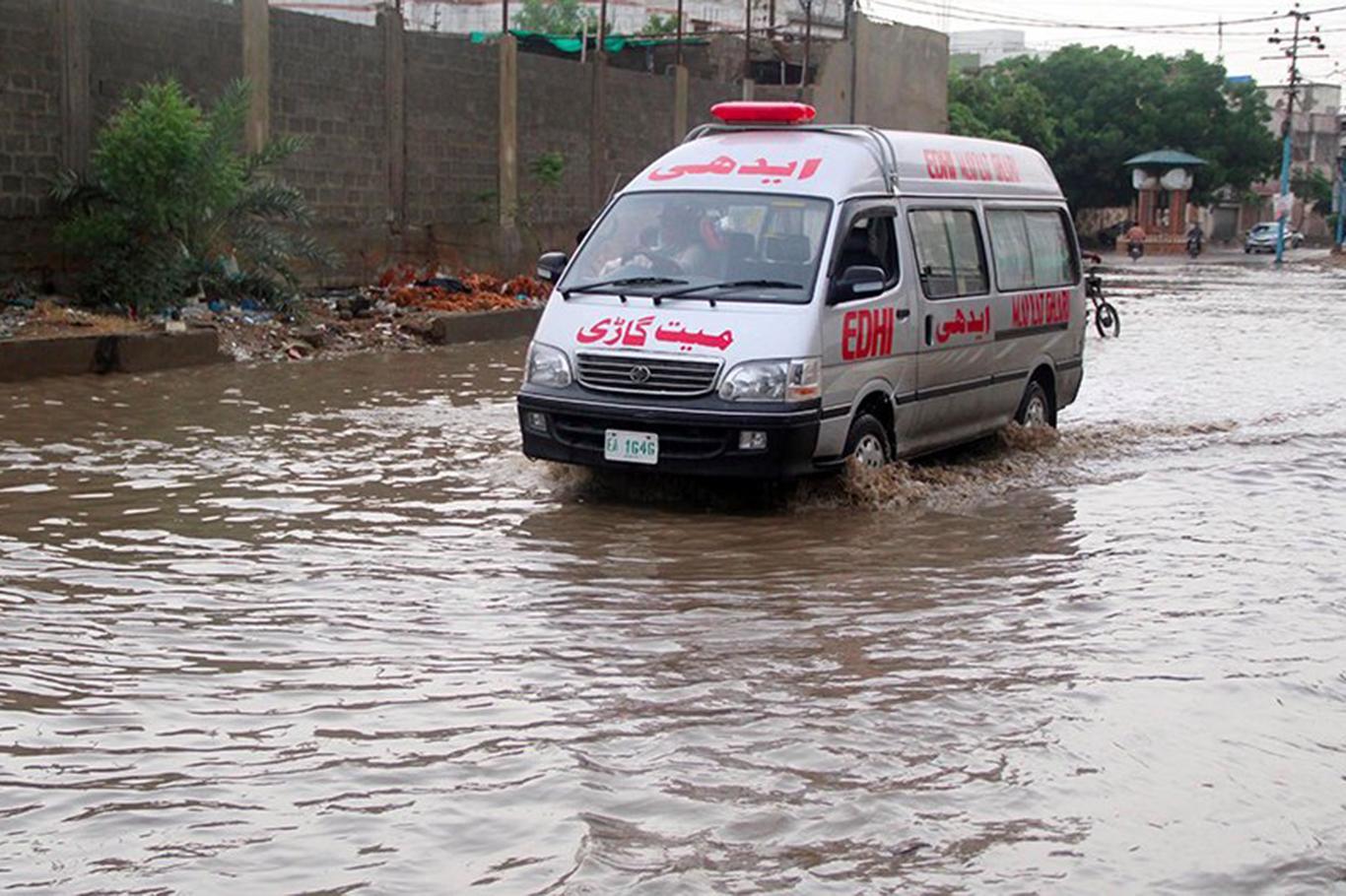الفيضانات في الباكستان تؤدي إلى مقتل 7 أشخاص